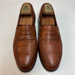 RESOLED Crockett & Jones x Brooks Brothers Penny Loafers Made in England 9.5 D